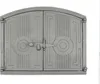 A gray cast iron oven door with a decorative design and a latch. Náhľad obrázku produktu