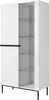 Vitrine Nicole geriffelt teilverglast 100x200x45 cm Produktbild-Vorschau 1