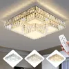 60W LED Deckenleuchte mit Kristallbesatz, quadratische Produktbild-Vorschau 2