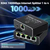 LAN Splitter 1 auf 4 Gigabit Ethernet Switch 4-Port Produktbild-Vorschau 2