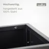 osoltus Pflanzkasten Raumteiler cube Black Schwarz Konsole Produktbild-Vorschau 5