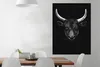 MuchoWow® Poster Tiere - Stier - Schwarz - Weiß - Porträt Produktbild-Vorschau 2