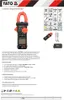 Yato YT-73092, LCD, CAT II 600V, 190 g, Černá, Červená Náhled obrázku produktu 6