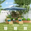 Outsunny Parasol dšŠportšŠ carršŠ 3 x 3 m, parasol de Voir les images du produit 3
