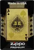 Accendino Zippo Ace of Skulls Design 540 in ottone Anteprima dell’immagine prodotto 9