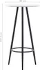 vidaXL 3-tlg. Bar-Set Kunststoff Schwarz Produktbild-Vorschau 7