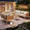 Flieks Gartenmöbel-Sets 6 Sitzer, Gartenlounge-Set mit 2 Produktbild-Vorschau 4