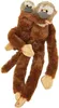 Wild Republic Plusch Hange-Affe - mit Baby Stofftier - 53 Produktbild-Vorschau 2