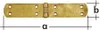 Kistenband mit vernietetem Stift gelb verzinkt 300x38x2,5mm Produktbild-Vorschau 5