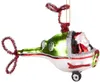 BRUBAKER Santa Claus in a Helicopter Green - Ručně malovaná Náhled obrázku produktu 2