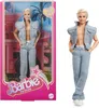 Barbie The Movie - Ken Puppe im Jeansoutfit und Original Produktbild-Vorschau 1