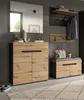Garderoben-Set "Cooper" Artisan Eiche und grau Garderobe Produktbild-Vorschau 6