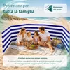 Lantigo Paravento da Spiaggia Righe Classiche 4m | Anteprima dell’immagine prodotto 4