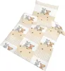 Dobnig Biber Kinderbettwäsche 2tlg. 100x135 cm Hase und Bär Produktbild-Vorschau 1