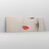 Bild auf Leinwand - Leinwandbild - Frau Gesicht Lippen - Produktbild-Vorschau 4