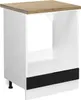Herdumbauschrank Vicco R-Line Schwarz Hochglanz 60 cm , AP Produktbild-Vorschau 5