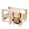 2 in 1 Learning Tower für Kinder,Montessori Stehhilfe mit Produktbild-Vorschau 6