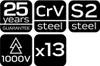 NEO TOOLS Elektriker Werkzeugset: 13-tlg., Isolierte CrV/S2 Produktbild-Vorschau 2