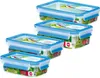 CLIP & CLOSE Frischhaltedose (transparent/blau, 1,0 Liter, Produktbild-Vorschau 1