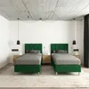 Hotelbett 90x200 cm - Grün - Polsterbett für Hotels und Produktbild-Vorschau 4