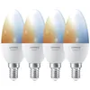 4 x Ledvance LED Smart+ Kerze 4,9W = 40W E14 matt 470lm Produktbild-Vorschau 1