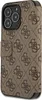 A close-up, angled view of a brown Guess branded iPhone 13 Pro Max case. Anteprima dell’immagine prodotto