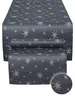 Tischläufer 30x160 cm Grau Weihnachten Polyester Sterne Produktbild-Vorschau 2