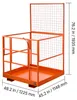 Plateforme de manutention VEVOR, dimensions 1225 x 1148 mm, Voir les images du produit 8
