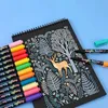 2er Set Permanente Acrylmarker auf Wasserbasis, 12-teiliges Produktbild-Vorschau 3