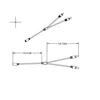 ISOLED 2-fach Rundsteck-Verteiler (max. 5A), 1x IN, 2x OUT, Produktbild-Vorschau 3