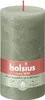 Bolsius Rustik Stumpenkerze frische Olive 130/68mm Produktbild-Vorschau 2