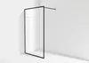 Paroi de Douche 120x200 cm - Cadre et Bras Aluminium NOIR Voir les images du produit 12