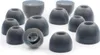 A collection of silicone earbud tips arranged on a white background. Produktbild-Vorschau