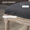 HOMCOM Esszimmerstühle 2er Set Küchenstuhl mit Produktbild-Vorschau 5
