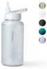 Trinkflasche 1L Sport Flasche Wasserflasche BPA frei weiß Produktbild-Vorschau 1