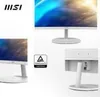 Collage of MSI monitors and a certification logo. Produktbild-Vorschau