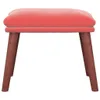 vidaXL Podnožka růžová 45x29,5x35 cm Velvet Náhled obrázku produktu 3