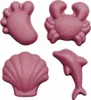 Scrunch Sandformen Silikon rot Spielzeug für Kinder Produktbild-Vorschau 2