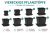 Pflanztopf mit Untersetzer verschiedene Größen 6 Liter mit Produktbild-Vorschau 1