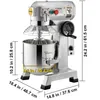 VEVOR Küchenmaschine Scheffler 450 W Knetmaschine 11 L Produktbild-Vorschau 8