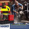 MASKO® Wandregal + Stapelboxen + Werkzeughalter | 45 tlg Produktbild-Vorschau 6