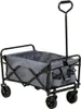 A gray folding wagon with a black frame and handle, shown against a white background. Náhľad obrázku produktu