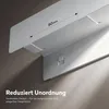 doporro Wandgarderobe mit Ablage, Garderobenleiste 60 cm Produktbild-Vorschau 3