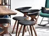 ANELIS Designerstühle - Walnuss / Schwarz Produktbild-Vorschau 11