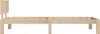 vidaXL Posteľ z masívneho dreva Borovica 90x200 cm Náhľad obrázku produktu 5