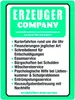 Erzeuger Company Metallschild XXL in 28x38 cm in türkis für Produktbild-Vorschau 1