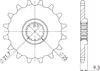 Ritzel Supersprox 520 - 14Z CST-1539:14|feinverzahnt Produktbild-Vorschau 1