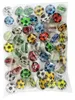 50er Set Flummi Fußball Motiv - 5fach sortiert - ca. 3,2 cm Produktbild-Vorschau 2