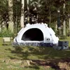Möbel Campingzelt 4 Personen Weiß Verdunkelungsstoff Quick Produktbild-Vorschau 3