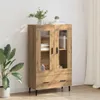 vidaXL Highboard Artisan dub 69,5 x 31 x 115 cm Materiál na Náhled obrázku produktu 1